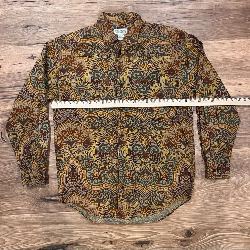 Vintage Banana Republic Paisley shirt